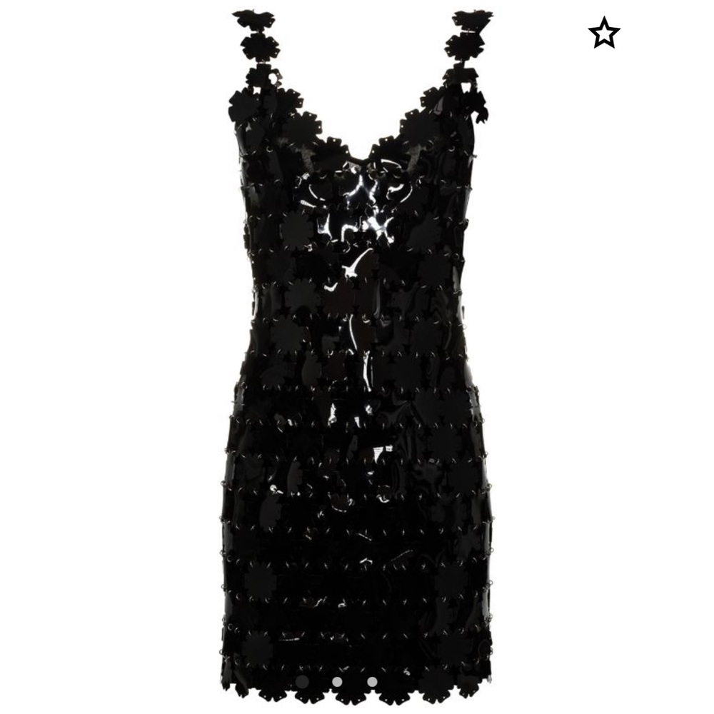 PACO RABANNE CHAIN-LINK MINI COCKTAIL DRESS